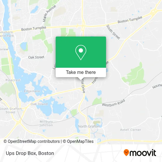 Ups Drop Box map
