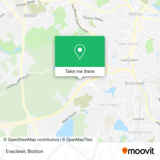 Evaclean map