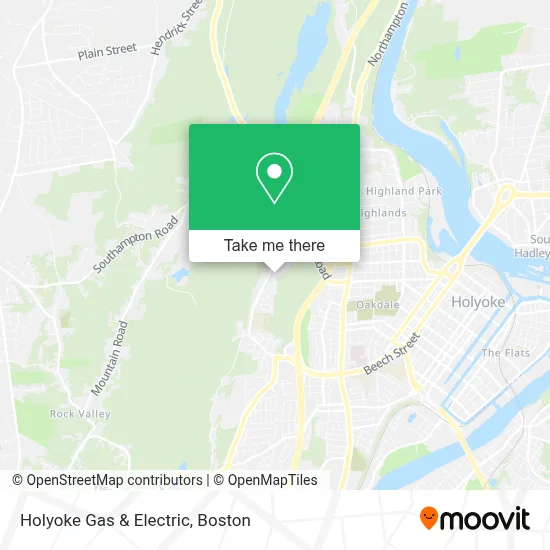 Holyoke Gas & Electric map