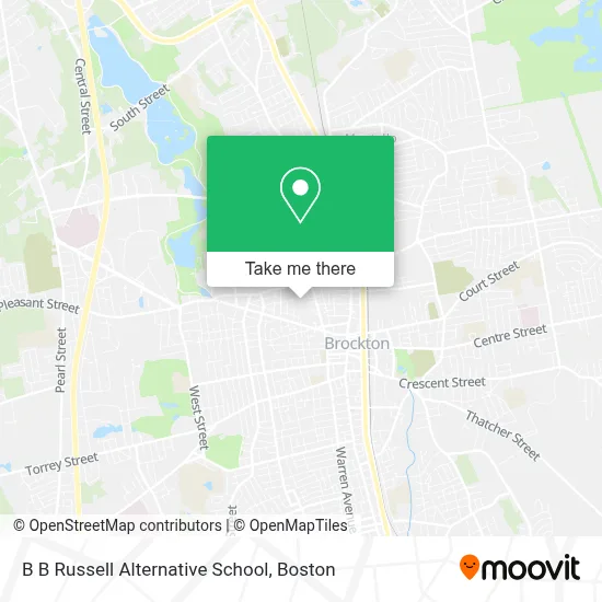 B B Russell Alternative School map