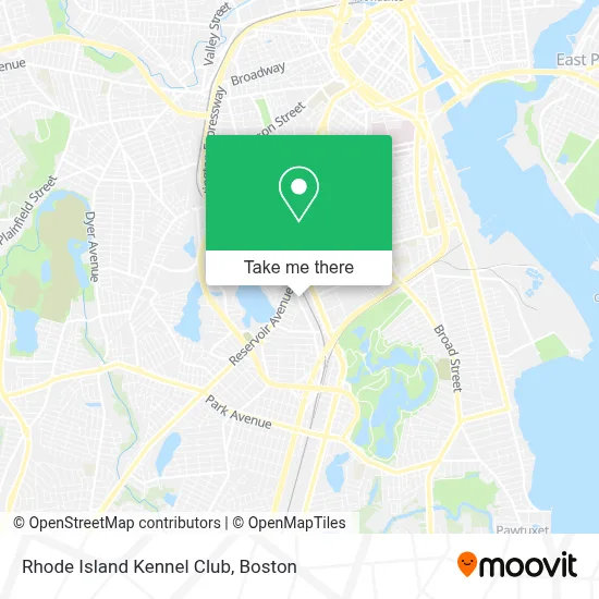 Rhode Island Kennel Club map