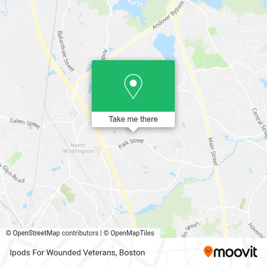 Ipods For Wounded Veterans map