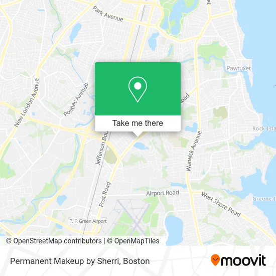 Permanent Makeup by Sherri map