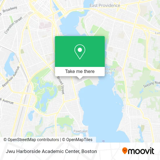 Jwu Harborside Academic Center map