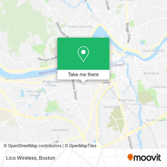 Lico Wireless map
