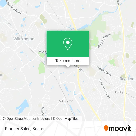 Pioneer Sales map