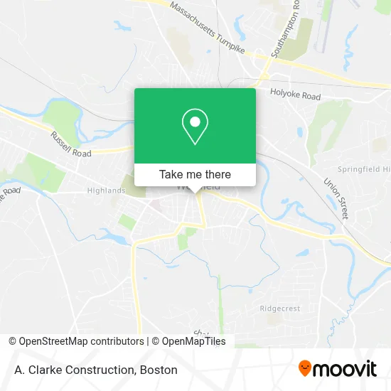 A. Clarke Construction map