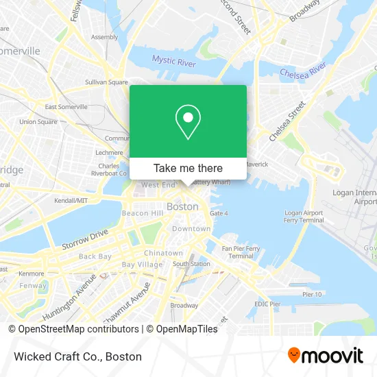 Wicked Craft Co. map
