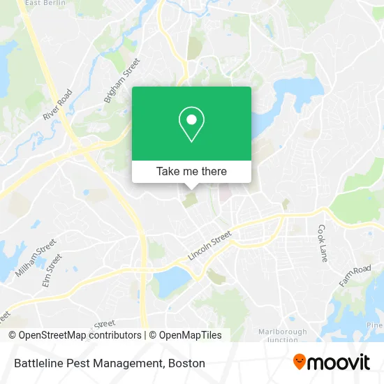 Battleline Pest Management map
