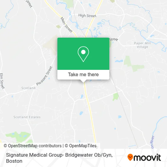 Signature Medical Group- Bridgewater Ob / Gyn map