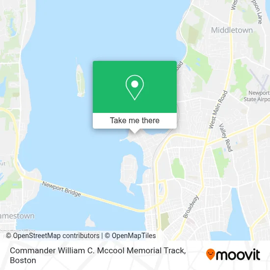 Commander William C. Mccool Memorial Track map
