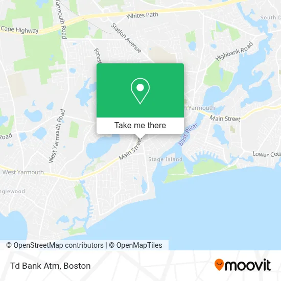 Td Bank Atm map