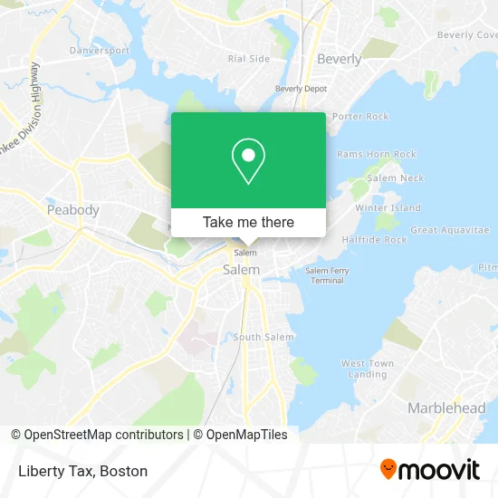 Liberty Tax map