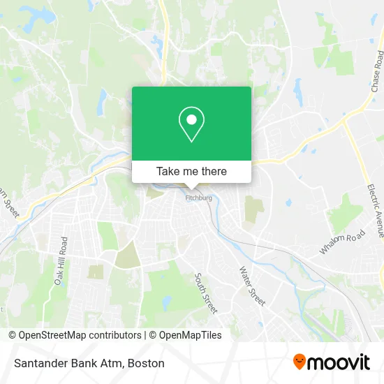 Santander Bank Atm map
