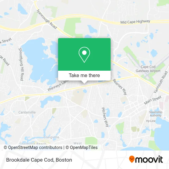 Brookdale Cape Cod map