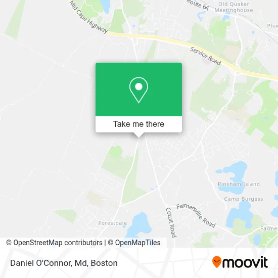Daniel O'Connor, Md map