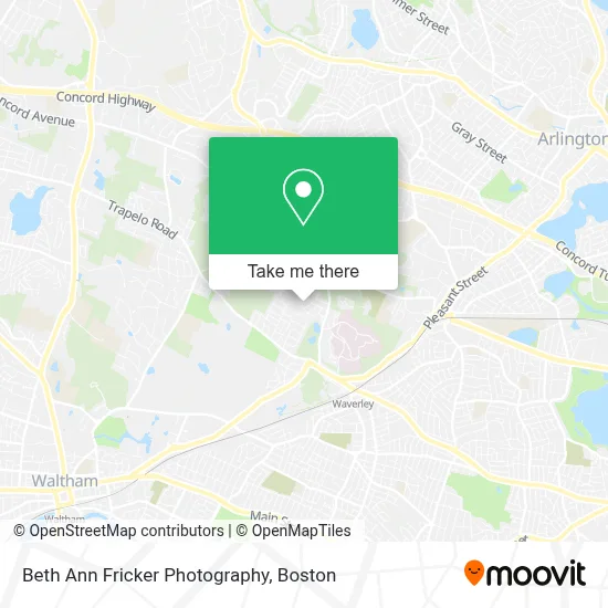 Beth Ann Fricker Photography map