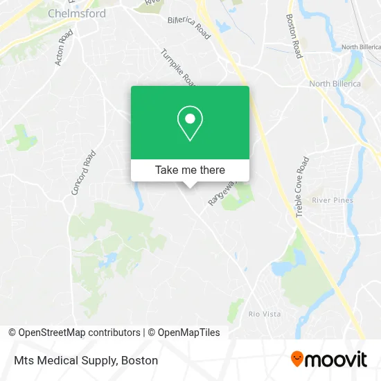 Mts Medical Supply map