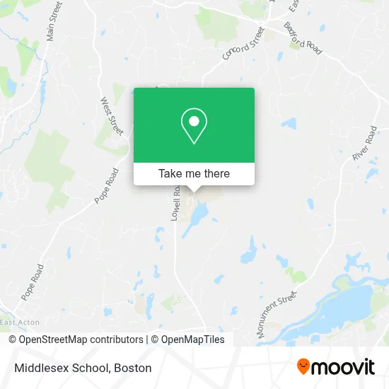 Middlesex School map