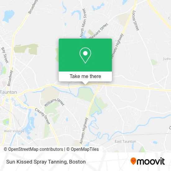 Sun Kissed Spray Tanning map