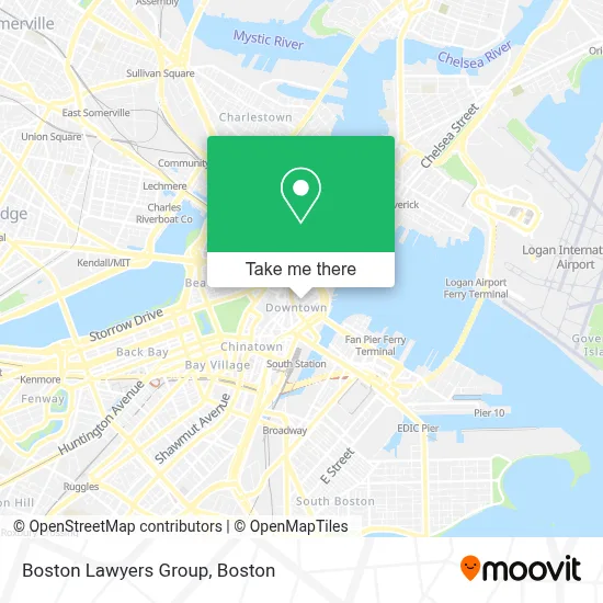 Boston Lawyers Group map