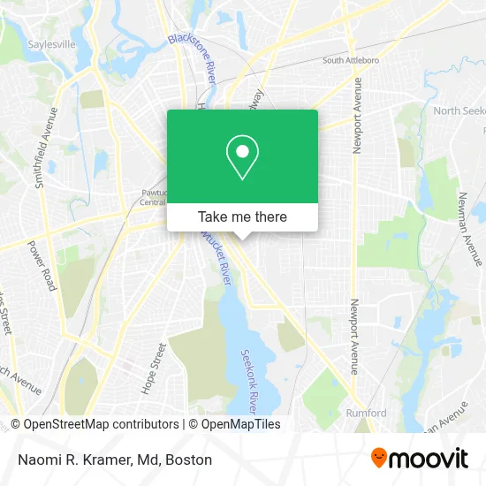 Naomi R. Kramer, Md map