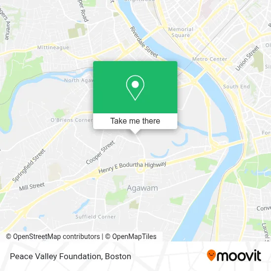 Peace Valley Foundation map