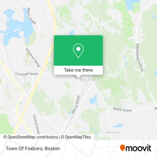 Town Of Foxboro map