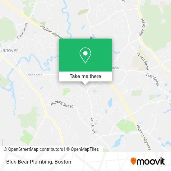 Blue Bear Plumbing map