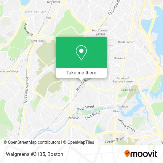 Walgreens #3135 map