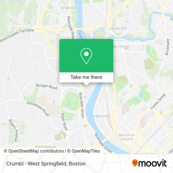 Crumbl - West Springfield map