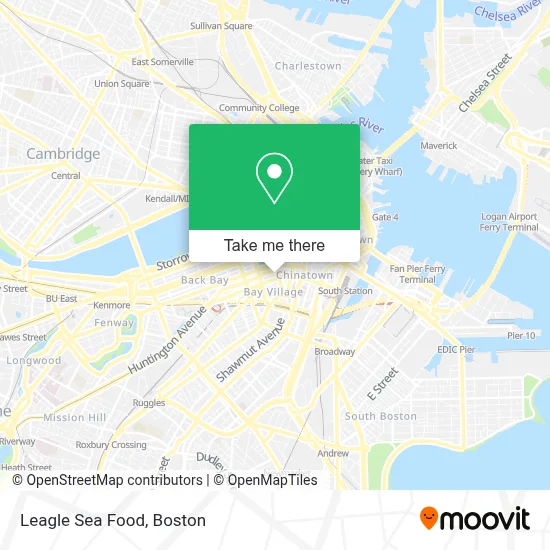 Leagle Sea Food map