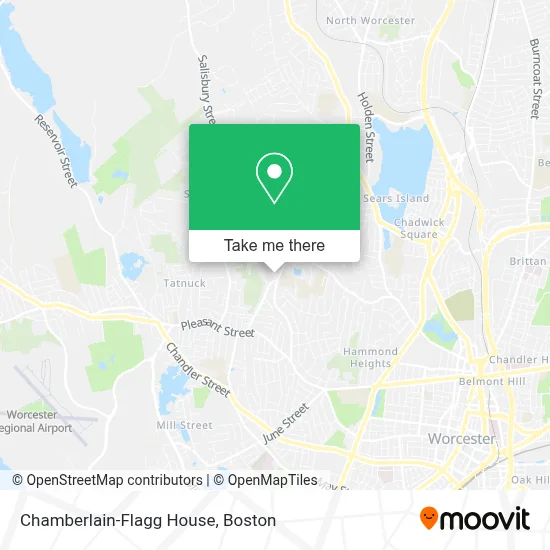 Chamberlain-Flagg House map