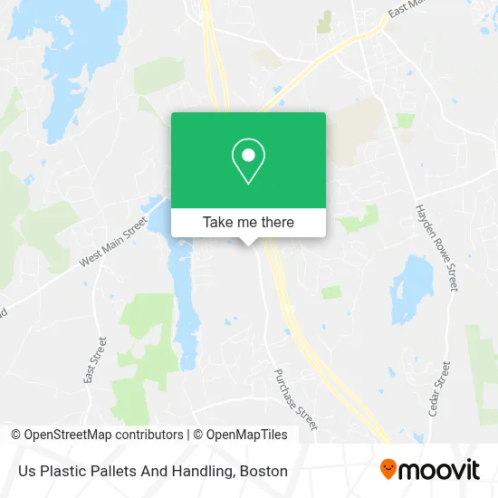 Us Plastic Pallets And Handling map