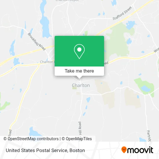 United States Postal Service map
