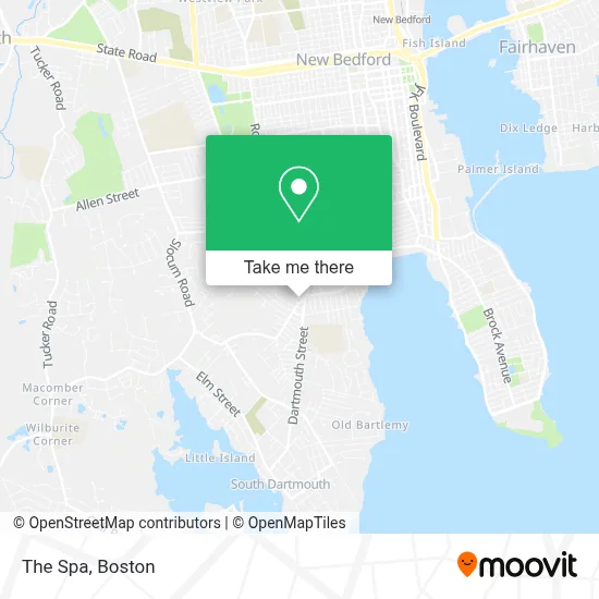The Spa map
