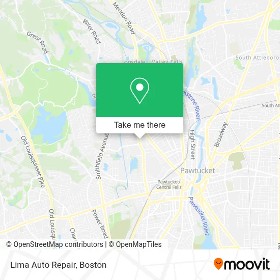 Lima Auto Repair map