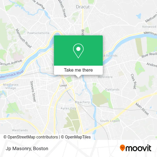 Jp Masonry map