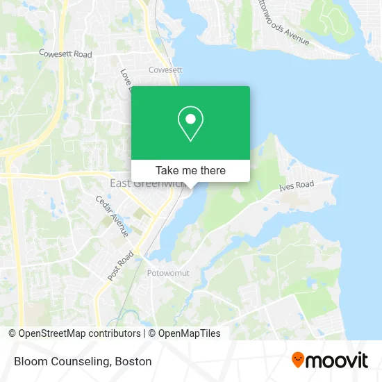 Bloom Counseling map