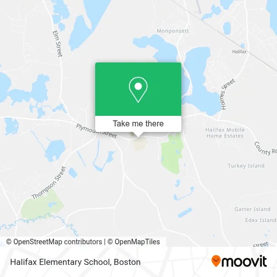 Halifax Elementary School map