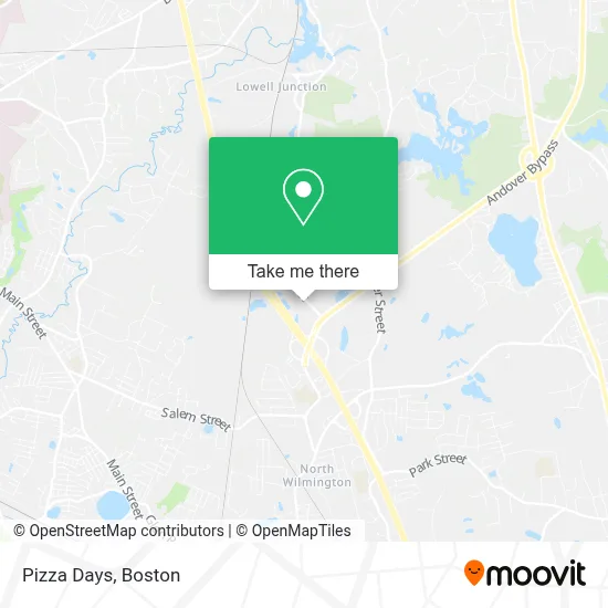 Pizza Days map