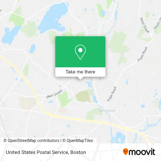 United States Postal Service map