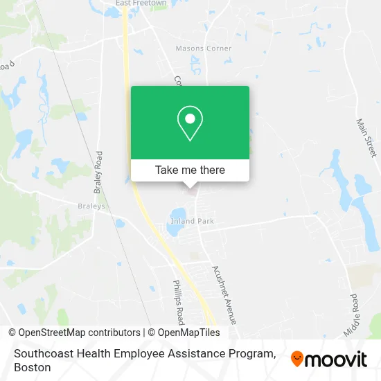 Southcoast Health Employee Assistance Program map