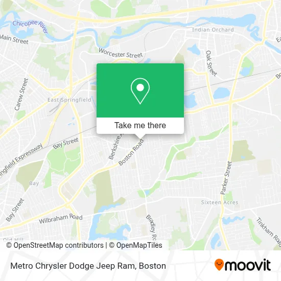 Metro Chrysler Dodge Jeep Ram map