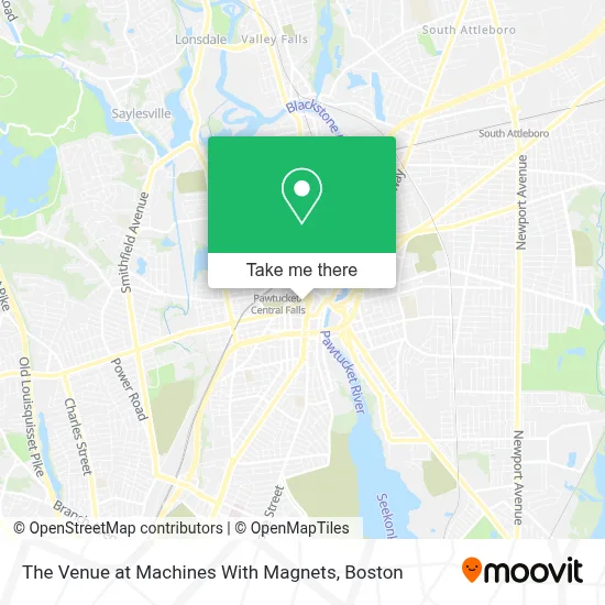 The Venue at Machines With Magnets map