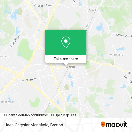 Jeep Chrysler Mansfield map