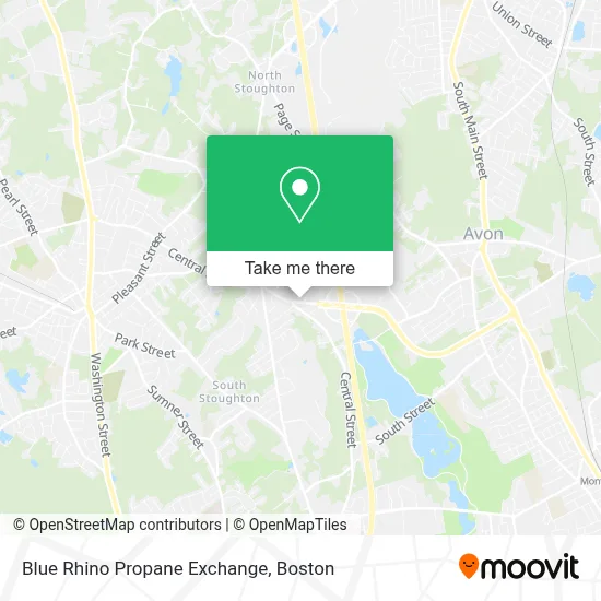 Blue Rhino Propane Exchange map