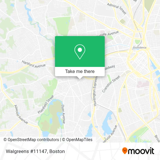 Walgreens #11147 map