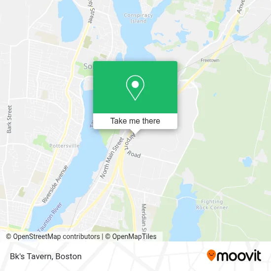 Bk's Tavern map