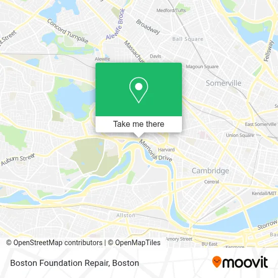 Boston Foundation Repair map